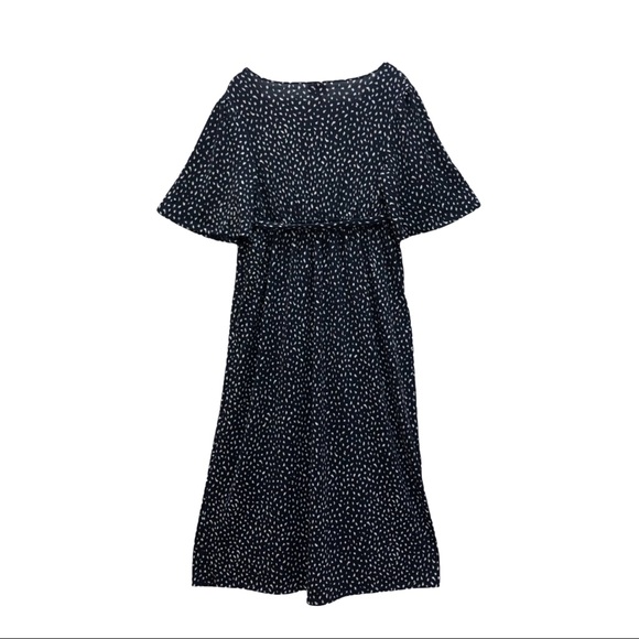 Isabel Maternity Flutter Short Sleeve Dress - Picture 3 of 3